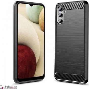 Carbon guminis dėklas - juodas (Samsung A13 5G/A04S) Carbon guminis dėklas - juodas (Samsung A13 5G/A04S)